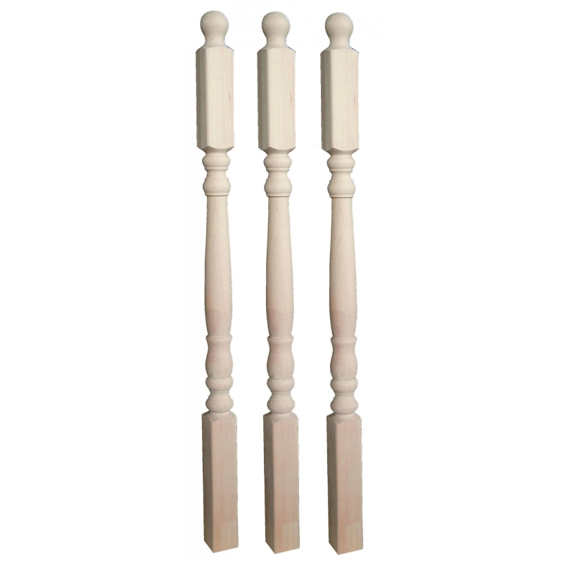 Balustru capat strunjit fag 1300x70x70mm