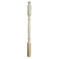 Balustru capat strunjt brad 1130x70x70mm