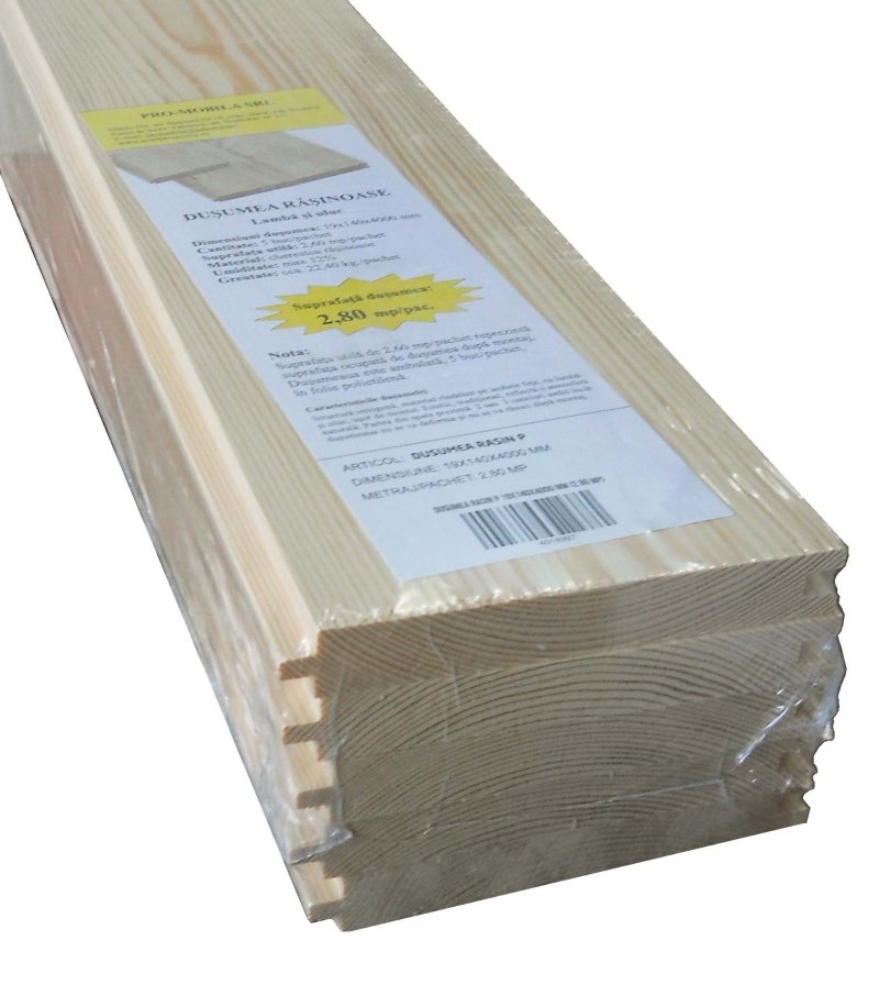 Dusumea rasinoasa patrata 19x140x4000 mm